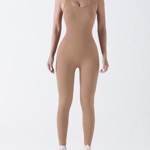 <b>Jumpsuit</b> for Women Workout Seamless <b>Jumpsuits</b> Yoga Ribbed One Piece Tank Tops Rompers for Women Sleeveless Exercise <b>Jumpsuits</b> - Product Image 4
