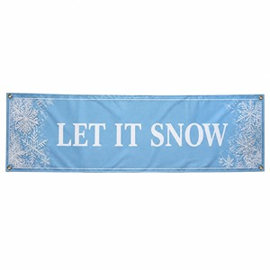 Pancarta de Feliz Navidad Impermeable de Vinilo Oxford, Tamaño Grande 180x30cm, para Puerta, Valla, Reutilizable, para Exteriores - Product Image 1