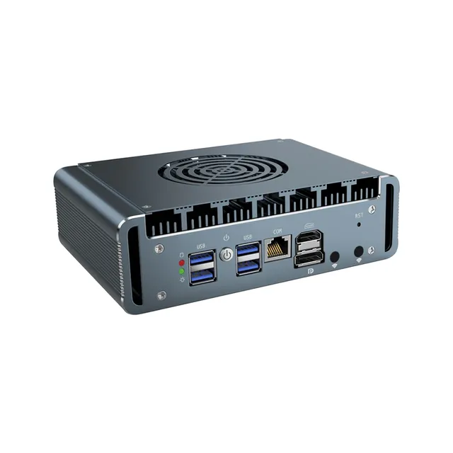 6*2.5G intel i226-V 12th Gen i7 1265U Fan Mini PC i5 1245U 2*DDR5 NVMe Proxmox pfSense Computer Firewall Soft Router i3 1215U