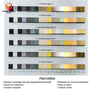 Profils <span class=keywords><strong>en</strong></span> alliage d'<span class=keywords><strong>aluminium</strong></span> anodisé et thermolaqué 6063 T5 pour la décoration intérieure - Product Image 4