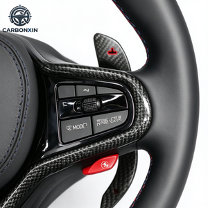 Volante Deportivo de Cuero de 3 Radios F-002 CS M para G20 G30 X3 G01 X4 G02 G80 G22 G31 G32 G11 G12 G05 G06 High - Product Image 4