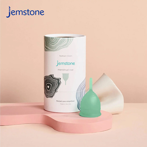 Venta de Fábrica: Juego de Copas Menstruales de Silicona Ecológicas, Caja de Cartón en Forma de Cilindro, Tubo de Papel para Copas Menstruales Femeninas - Product Image 6