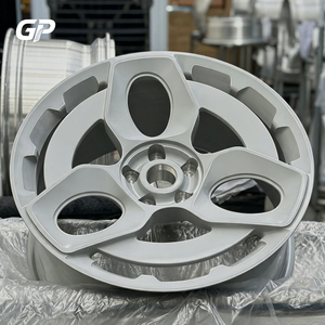 Pour Porsche 911 Cayman BMW M2 M3 <span class=keywords><strong>Audi</strong></span> <span class=keywords><strong>TT</strong></span> Jantes forgées 6061-T6 17-24 pouces Blanc mat Rétro 5 branches Multi PCD ET - Product Image 6