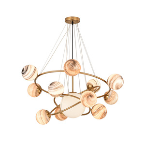Lámpara Colgante de Techo Estilo Nórdico Minimalista de Lujo con Diseño de Cielo Estrellado, Lámpara Creativa de Tierra Errante para Sala de Estar, Dormitorio Infantil - Product Image 3