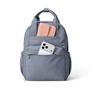 Sac à dos de mode urbaine pour femme, fermeture éclair, <span class=keywords><strong>en</strong></span> polyester et nylon, léger et minimaliste, idéal pour les loisirs, les voyages et les sorties. - Product Image 2