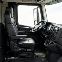 Sièges de semi-camion à suspension pneumatique réglable de luxe avec ceinture de sécurité intégrée à 3 points