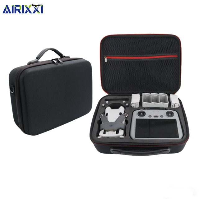 AIRIXXI for Mini 4 Pro Drone Storage Case-31*23*11cm Custom Foam for Drone + Remote + Batteries
