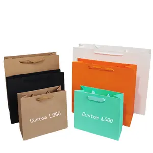 Paper Bags Gift Custom Luxury Paper Bags for Birthday Christmas Wedding and Party Celebrations paper courier bag suppliers