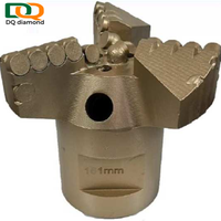 Foret PDC concave DQ Diamond 153 mm pour le forage de roches dans l'exploitation minière du charbon, nouvelle forgeage haute performance, diamètre de trou stable, ROP élevé