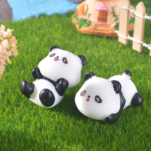 Creativas Figuras de Resina de Pandas Monocromáticas de Estilo Oriental Moderno y <span class=keywords><strong>Kawaii</strong></span>, Figuras de Resina Suaves y Elegantes, Decoración para el Hogar y la Oficina, Lindos <span class=keywords><strong>Elfos</strong></span> en el Estante - Product Image 5