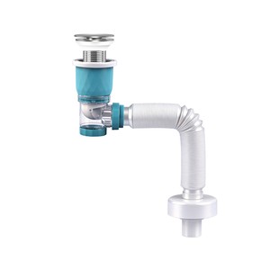 Ensemble de vidange pour lavabo Zhianxin, courbe en S, en PP, tuyau de vidange complet pour lavabo sur comptoir, accessoires - Product Image 5