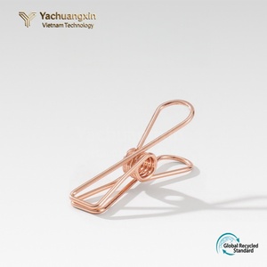 Copper Metal Clothespin <b>Clip</b> For Outdoor Camping And Office Use 1PC All Seasons - Product Image 3