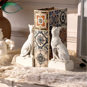 Sujetalibros <span class=keywords><strong>de</strong></span> Resina Estilo Francés Retro con Forma <span class=keywords><strong>de</strong></span> Gato, Decoración Creativa para Librería, Estilo Smokie, para Escritorio - Product Image 3