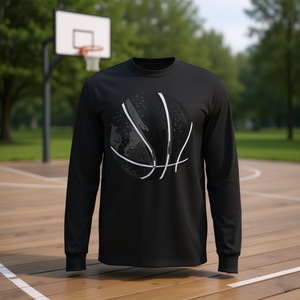Camiseta de baloncesto de manga larga para aficionados y jugadores del deporte - Product Image 3