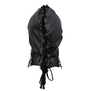 Erotic <strong>Fetish</strong> BDSM Cosplay Hooded <strong>Latex</strong> Mask Open Eyes and Mouth Full Head Covered for Couples - Product Image 3