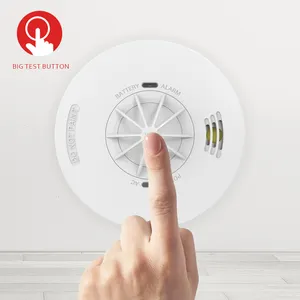 Detector de calor e fumaça, detector de calor da china com alarme térmico interligado