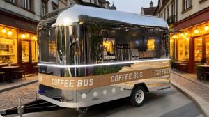 Food Truck Grill d'Afrique de l'Ouest avec Station de Rôtissage de Plantains et Marmite à Ragoût d'Arachides pour Riz Jollof, Brochettes Suya et Poisson Frit - Product Image 2