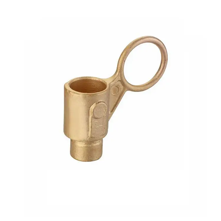 Custom bronze brass investment casting lost wax casting Stainless Steel Parts China handle with chrome plated machined rod