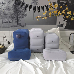 Repose-pieds de voiture à <span class=keywords><strong>coussin</strong></span> d'air <span class=keywords><strong>gonflable</strong></span> à trois couches populaires <span class=keywords><strong>pour</strong></span> les voyages, les hôtels et les avions - Product Image 2