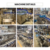 Machine de remplissage, de scellage et d'étiquetage automatique à grande vitesse pour vin, whisky, vodka, liquides, alcool, ligne de production d'alcool, prix d'usine