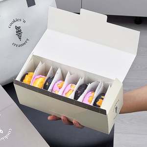 Sacs d'emballage en papier kraft personnalisés, écologiques, jetables, pour beignets, biscuits et gâteaux individuels - Product Image 4