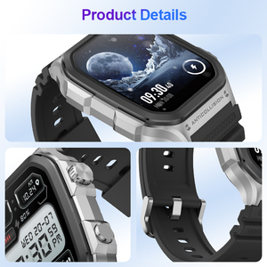 Người đàn ông của GPS ngoài trời thông minh đồng hồ 1.85 TFT màn hình tập thể dục Tracker có tính năng tập thể dục phong vũ biểu thời tiết dự báo Silicone Heart Rate - Product Image 2