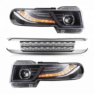 Für toyota fj cruiser 2007-2015 kopf lampe mit grille led-scheinwerfer großhandel fabrik