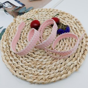 Bande élastique écologique de couleur personnalisée Sangle élastique de haute qualité Bande élastique haute ténacité pour sous-vêtements Soutien-gorge Bretelles - Product Image 5