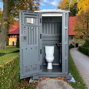 Toilettes préfabriquées mobiles en fibre compostable 2025, cabine de salle de bain WC, toilettes portables pour la construction au Japon - Product Image 1