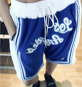 Bán buôn giá rẻ nóng bán chỉ Mens Don khâu quần short Retro Top Grade lưới tùy chỉnh quần short bóng rổ - Product Image 3