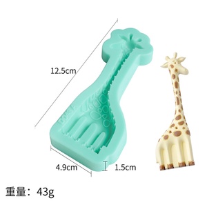 แม่พิมพ์ซิลิโคนรูปยีราฟการ์ตูนสำหรับตกแต่งฟองดองท์ ท็อปเปอร์เค้ก และคัพเค้ก - Product Image 3