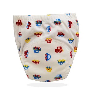 Calças de treinamento reutilizáveis Bebê verão toalete temporada fralda fralda bebê algodão puro respirável criança ervilha aprendizagem calça cueca - Product Image 5