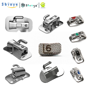 Shinye Direct Selling Durable Safety Medical Materials Dental Orthodontic 1st Roth Molar Double Bondable Mesh Base Buccal Tube - Product Image 5