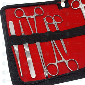 22 outils médicaux en acier inoxydable pour étudiants en médecine, aiguilles anatomiques, équipement expérimental, sondes, ciseaux, pinces, kits de dissection - Product Image 3