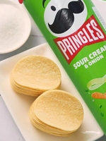 Pringle en gros, chips de pommes de terre salées et frites en conserve, 110g