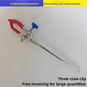 <span class=keywords><strong>Pince</strong></span> en alliage de zinc réglable unique pour grand tube à essai <span class=keywords><strong>pince</strong></span> de flacon <span class=keywords><strong>universelle</strong></span> expérimentale fournitures de laboratoire de condenseur à trois pinces - Product Image 2