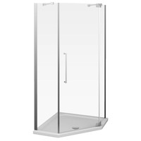 Cabine de douche Diamond Type Cadre en aluminium Cabine de douche Vente chaude Portes de douche