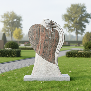 Monument funéraire courbe française, fournisseur professionnel de pierres tombales en Chine, à vendre - Product Image 1