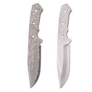 Cuchillo de Acero Damasco VG10 para Dropshipping en Shopify, Hoja en Bruto para Cuchillo de Chef DIY, Cuchilla para Exteriores EDC, Proyecto de Forja de Espiga Completa Semiterminada - Product Image 1