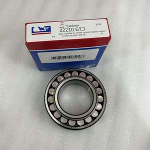 Roulements à rouleaux sphériques d'origine 22210E P6 Précision Capacité de charge 300kN Joints ouverts pour applications industrielles - Product Image 2