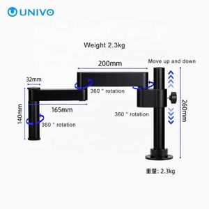 <span class=keywords><strong>Microscope</strong></span> télescopique binoculaire trinoculaire UNIVO 7-50x Full Metal <span class=keywords><strong>Stereo</strong></span> Universal Arm Clamp Mechanical Inspection - Product Image 5