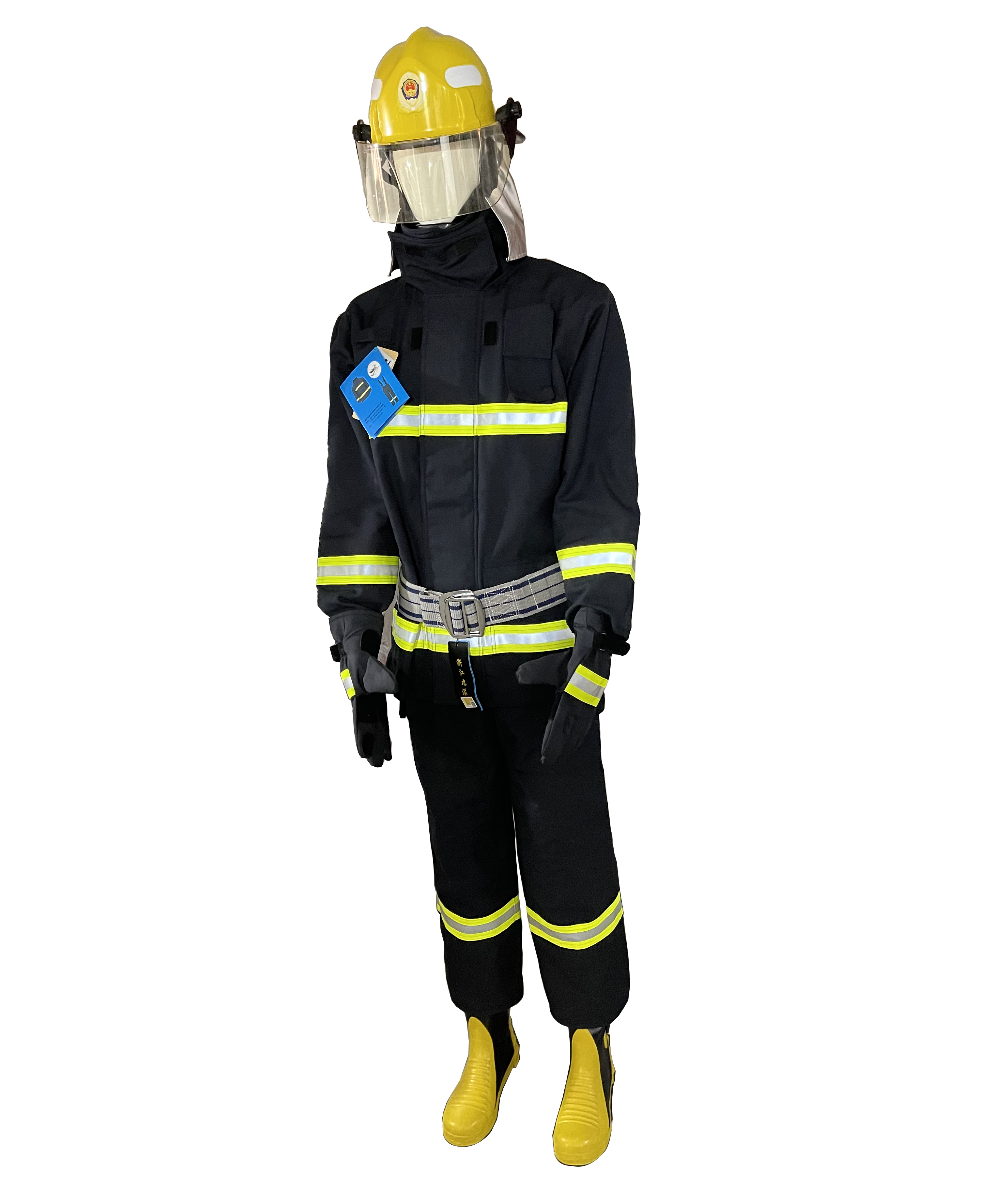 Hot Koop Nomex Brandweerman Uniformen Reflecterende Veiligheid Vlamvertragende Kleding Brandweerman Pak Brandbestrijding Brandweerman Kleding