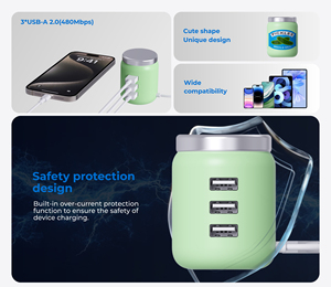 Sử dụng ETECH USB Hub với 3 cổng truyền dữ liệu nhanh BPA-free Sáng tạo thiết kế chai CE/FCC/ROHS chứng nhận USB 3.0 giao diện - Product Image 1