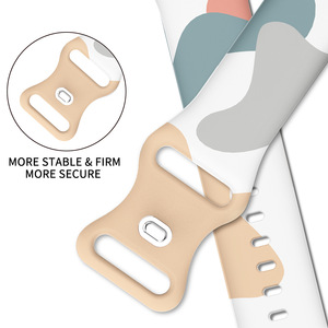 Vente en gros Nouveau bracelet populaire 38 40 41 42 44 45 49 <span class=keywords><strong>mm</strong></span> Bracelet en silicone avec boucle papillon Bracelet de montre morandi pour <span class=keywords><strong>Apple</strong></span> - Product Image 2