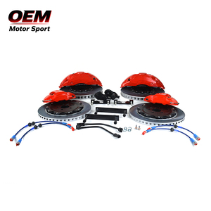 Kit de freinage complet comprenant des supports de frein, des flexibles de frein, des plaquettes de frein, des étriers à 4 pistons et des rotors de 355 mm, adapté à la Jaguar XF II - Product Image 5