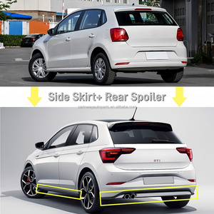 Kit de Carrocería para Volkswagen <span class=keywords><strong>Polo</strong></span> 2018-<span class=keywords><strong>2022</strong></span>: Parachoques Delantero MK6 2018 con Estilo Facelift, Parachoques Trasero MK6.5 <span class=keywords><strong>GTI</strong></span> <span class=keywords><strong>2022</strong></span> y Faldones Laterales - Product Image 5