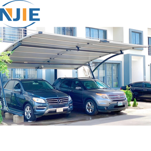 Abri d'auto moderne pour la maison par tous les temps, style simple, <span class=keywords><strong>bois</strong></span> naturel traité sous pression, fabriqué en Chine pour le stationnement des voitures - Product Image 1