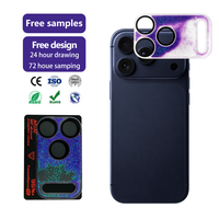 Protection d'objectif d'appareil photo en verre trempé 9H pour iPhone 17 Pro Max, fabrication usine