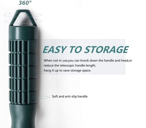 Extendable Lightweight Telescopic Handle Garden Tools Fake <strong>Grass</strong> <strong>Artificial</strong> Turf <strong>Rake</strong> for <strong>Artificial</strong> <strong>Grass</strong> - Product Image 4