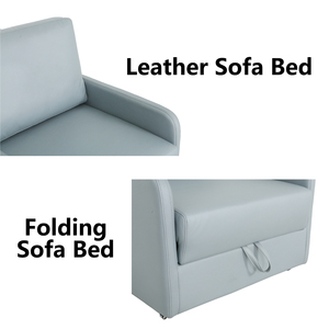 Tecforcare bệnh viện gấp giường khách da sofa giường kích thước duy nhất sang trọng accompay ghế ngồi có thể ngả ngủ ghế cho bệnh viện - Product Image 3